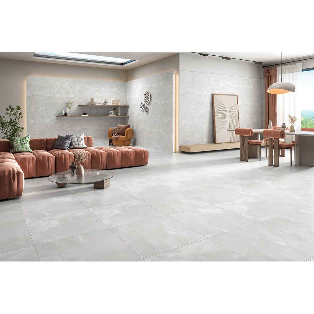 Elegant Onyx 60x60 Bianco Polished