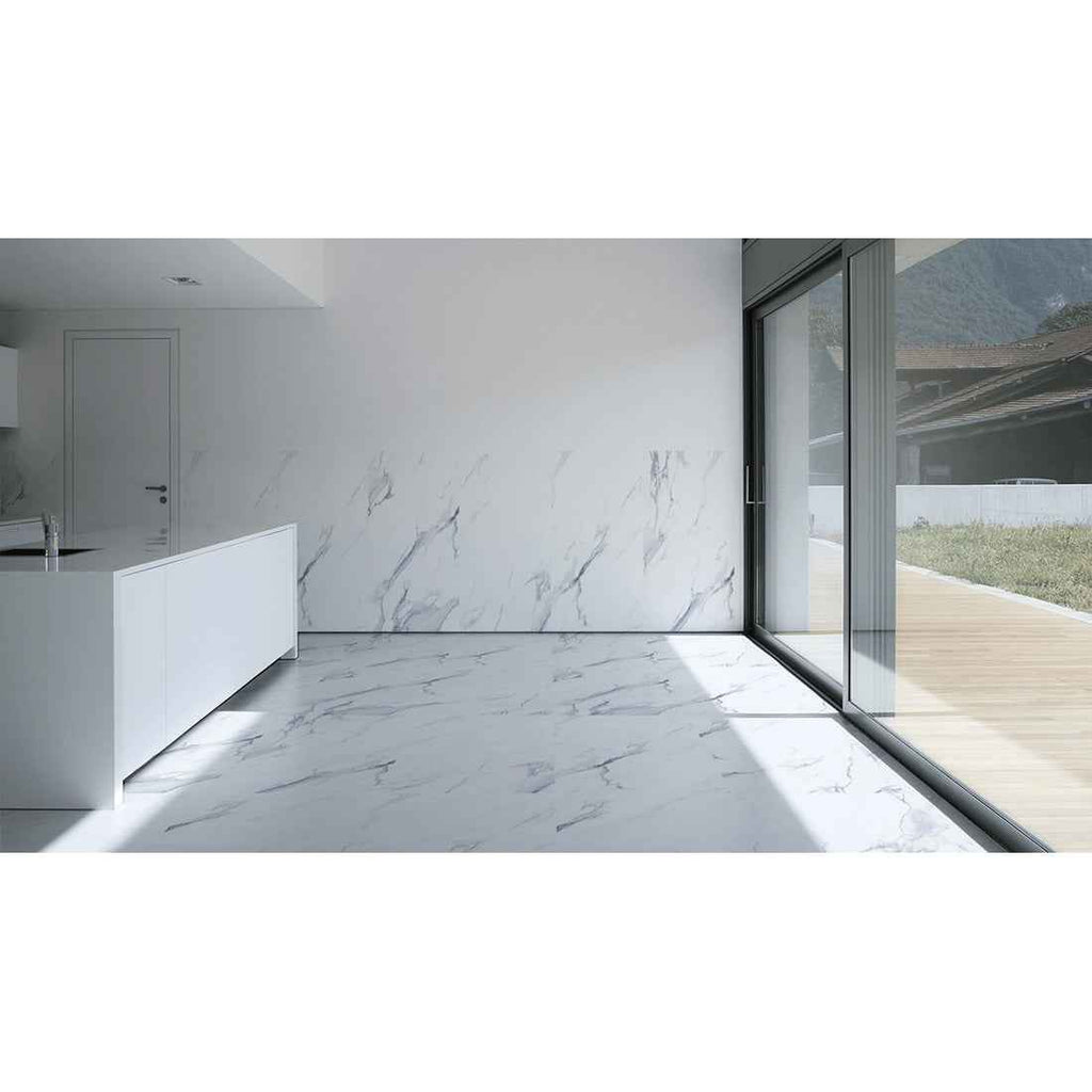 Statuario Mercury 60x120 Blue Polished