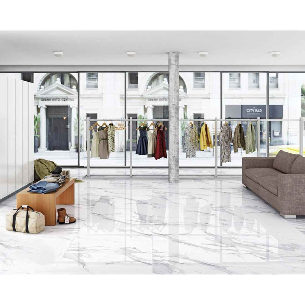 Statuario Mercury 60x60 White Polished