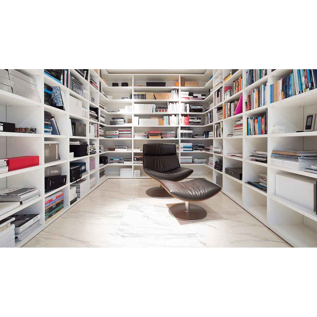 Statuario Mercury 80x80 White Polished
